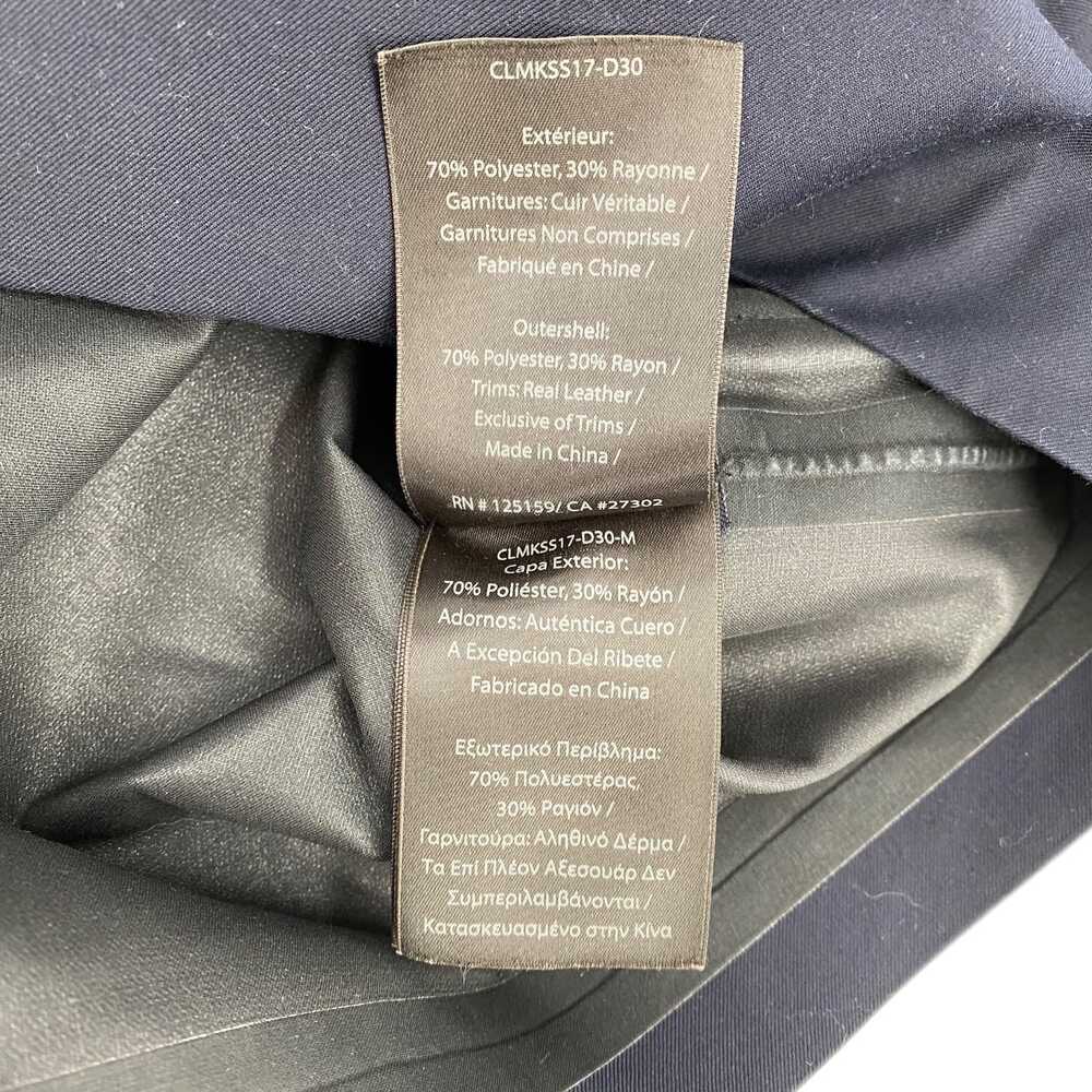 Mackage Navy Blue Raincoat | XL Regular Poly/Rayon Shell - Picture 4 of 11